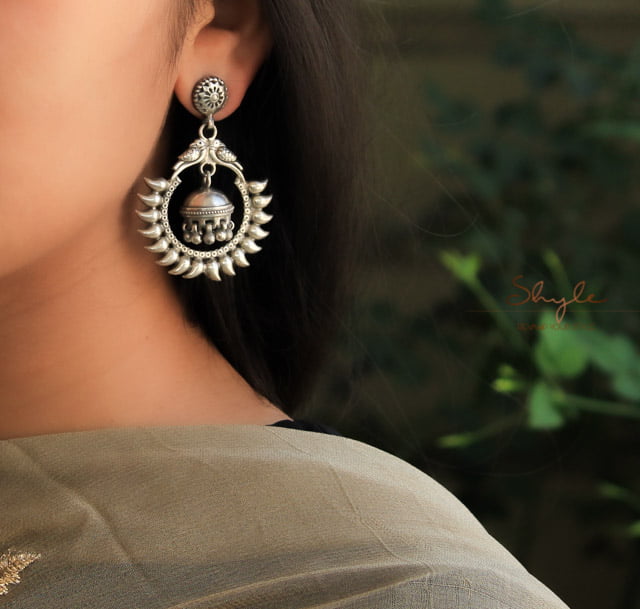 Mizoya Dual Parrot Intricate Jhumki model