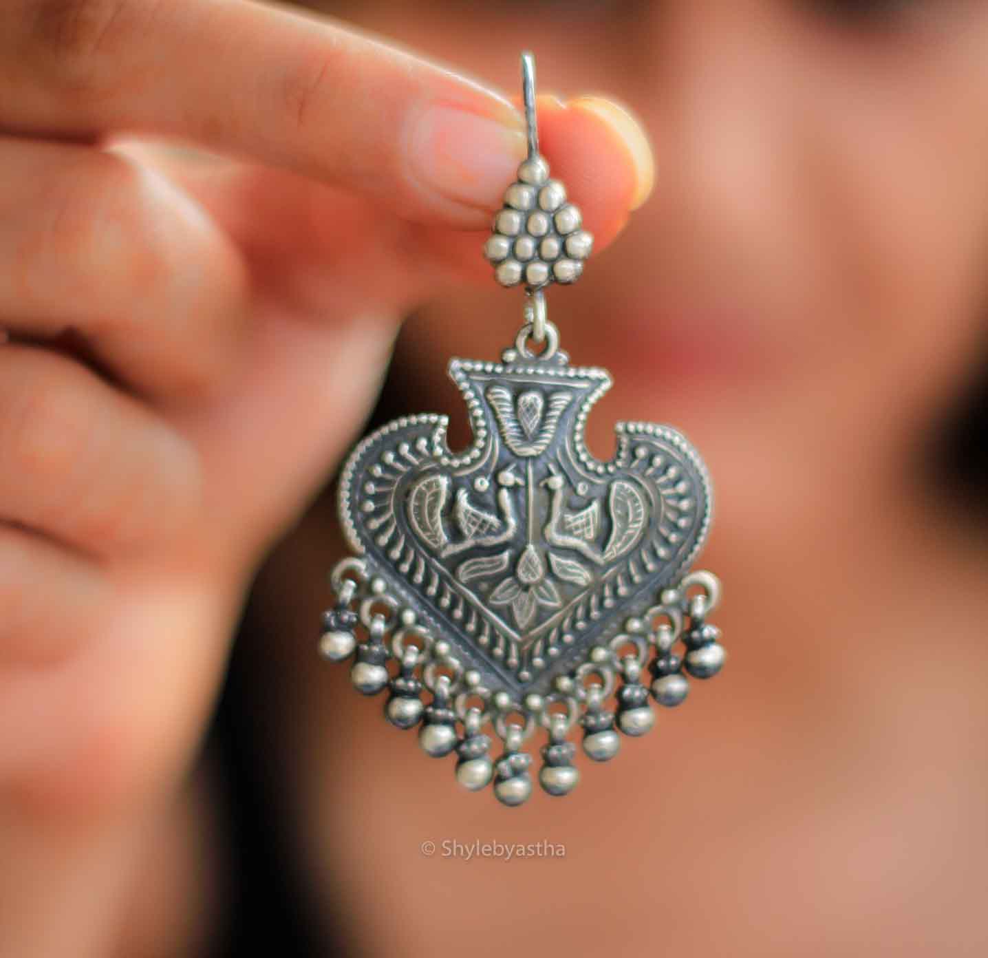 Moh Paan Fish Hook Earrings