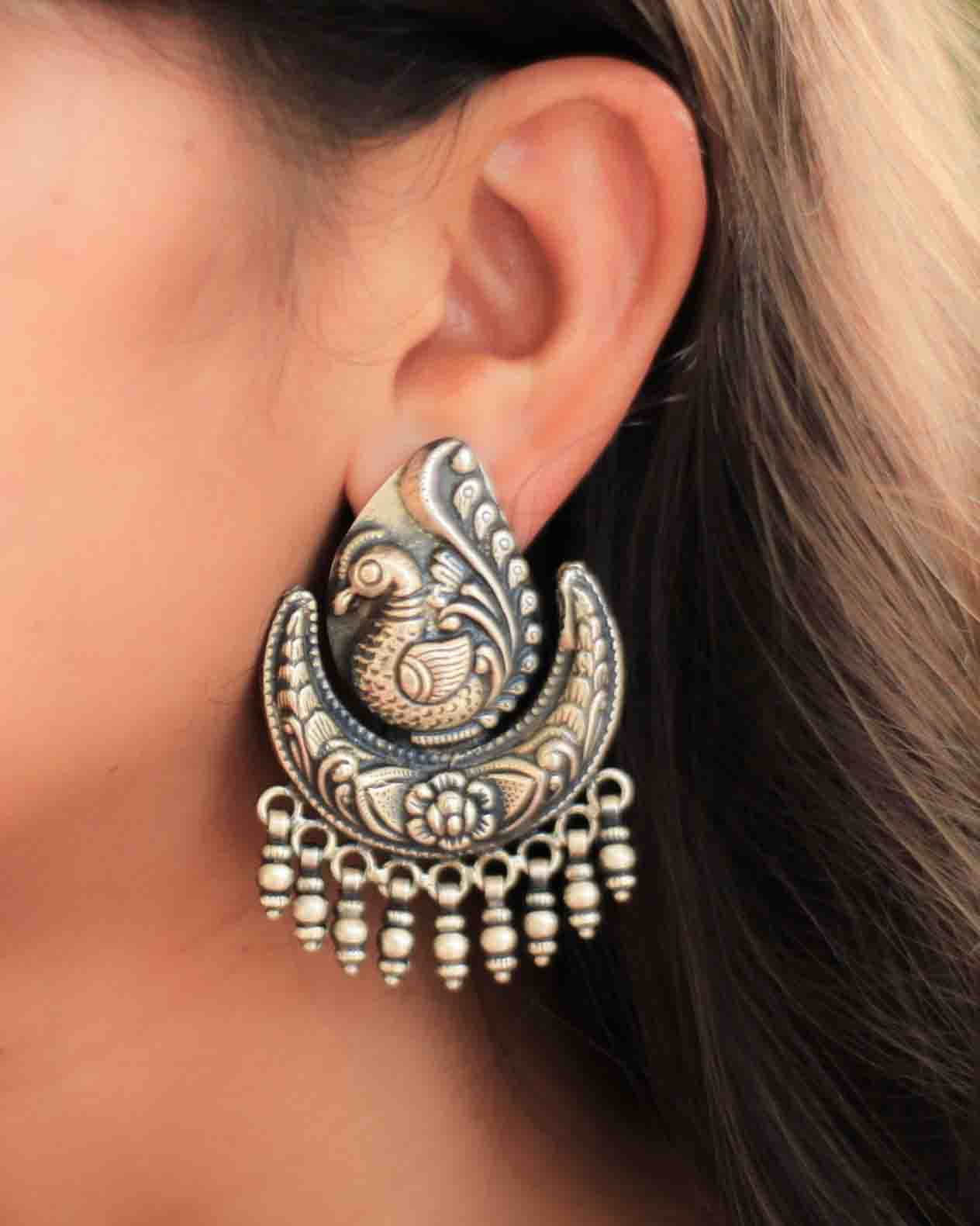 Anvaya Sequence art Earrings