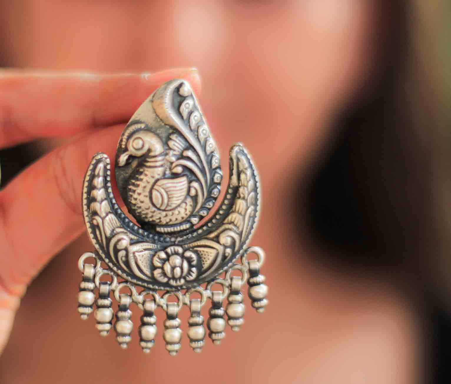 Anvaya Sequence art Earrings