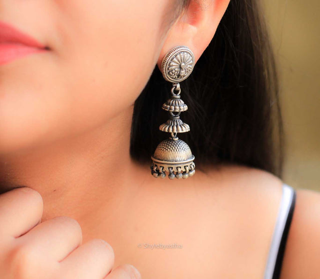 Dulari Triple Layer Jhumki