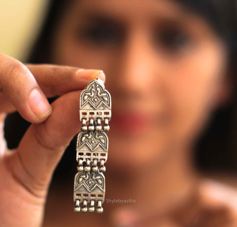 Mizoya Triple Layer Tribal Earrings