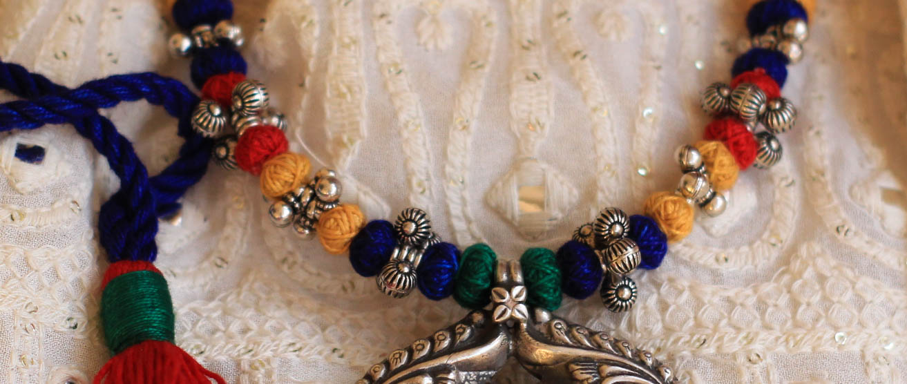 Dulari Peacock Carved Necklace