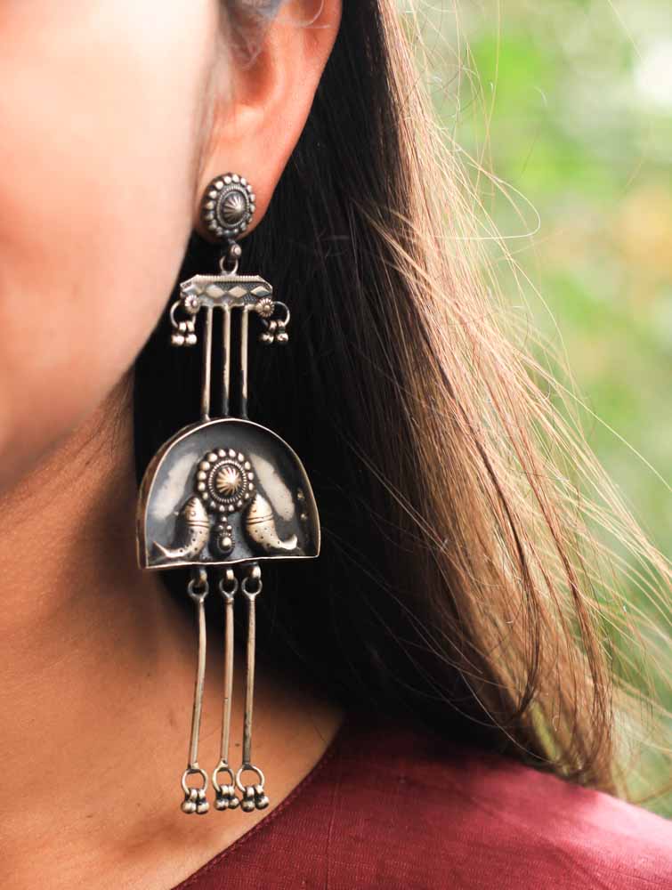 Anvaya Tribal Sequence Earrings