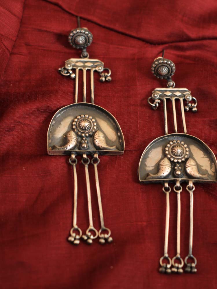 Anvaya Tribal Sequence Earrings