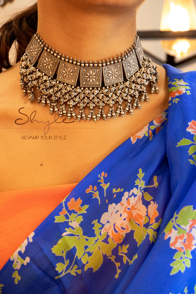 Tattva Intricate Statement Jali Necklace