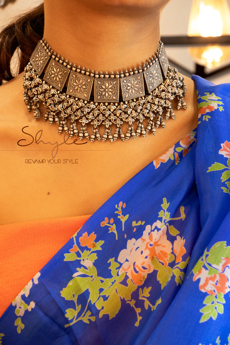 Tattva Intricate Statement Jali Necklace