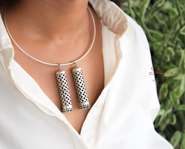 Dulari Intricate Jharonkha Inspired Necklace