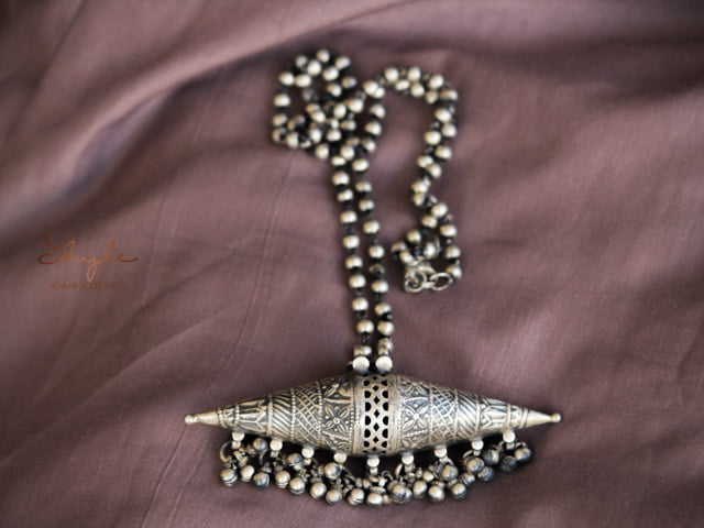 Tattva Intricate Conical Tribal Inspired Necklace