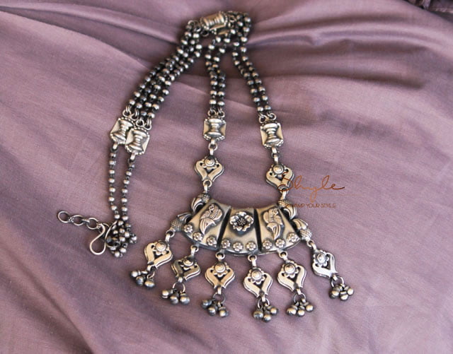 Tattva Vintage Inspired Detailed Grand Necklace