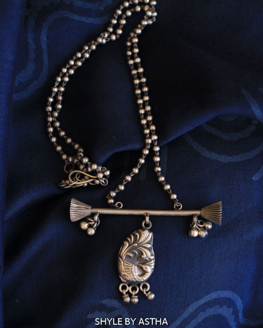 Adya Peacock Quirky Necklace