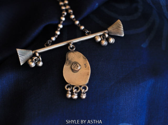 Adya Peacock Quirky Necklace