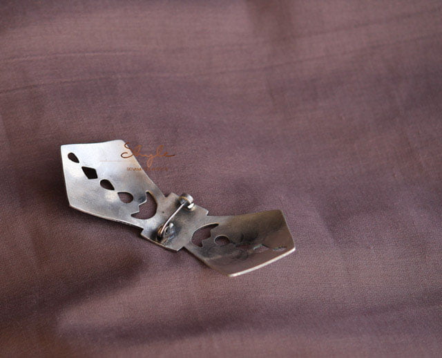 Adya Finely Carved Statement Bow Tie back