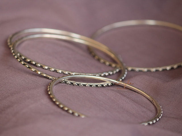 Adya Intricate Daana Bangle back