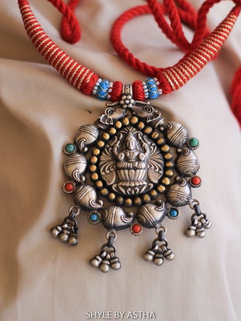 Anvaya Laxmi Ma Embossed Necklace