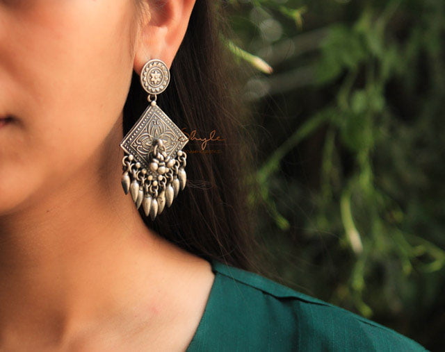 Anvaya Intricate Ghughri Earrings