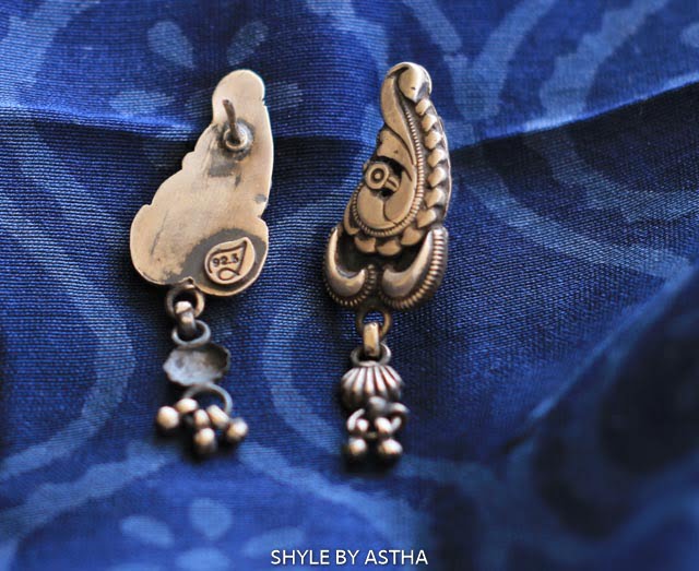 Moh Peacock Drop Earrings