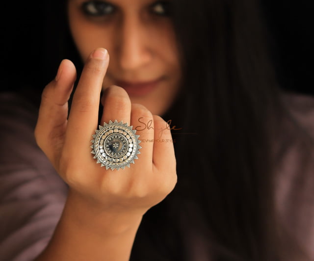 Adya Chakra Intricate Ring