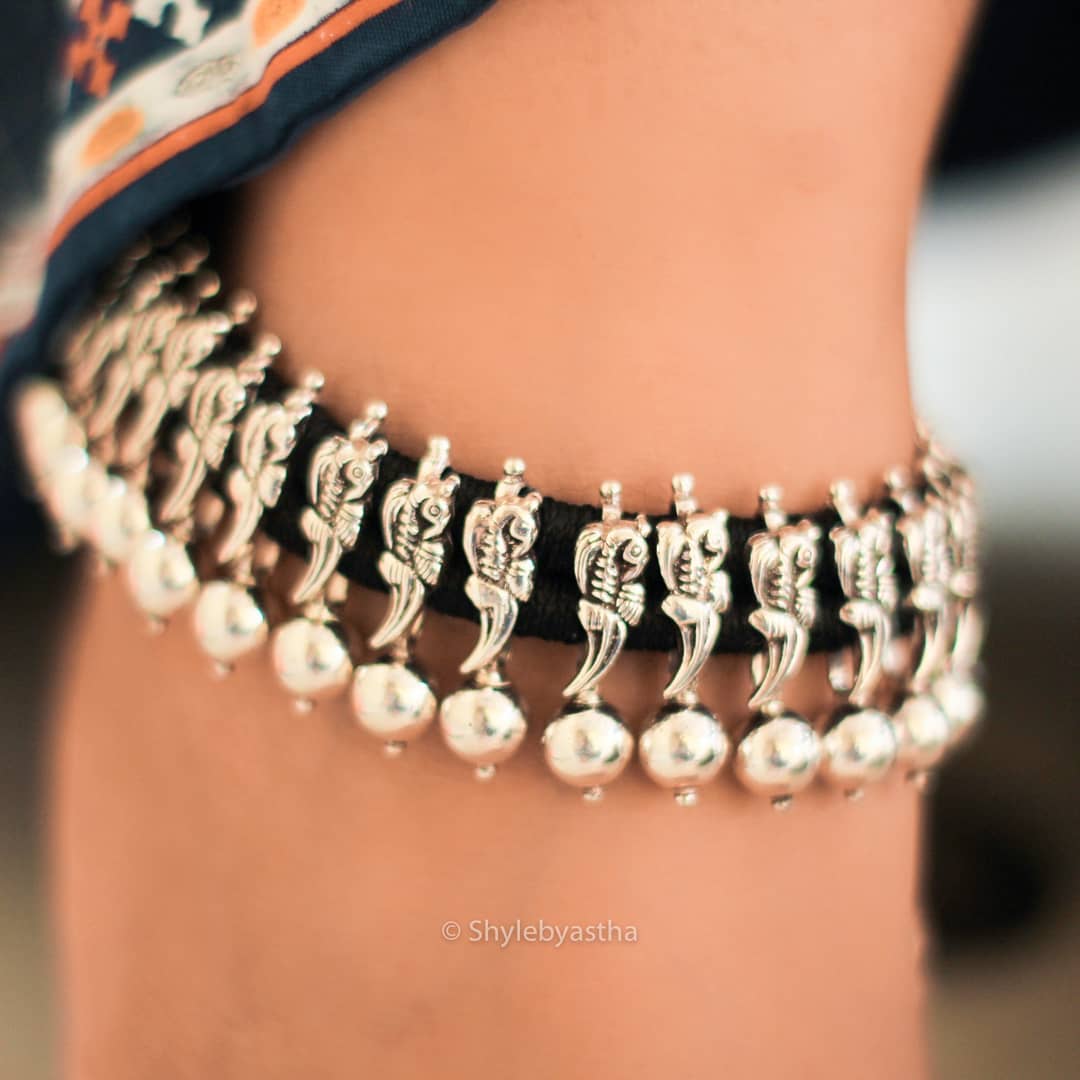 Dulari Mini Parrot Rajasthani Anklet