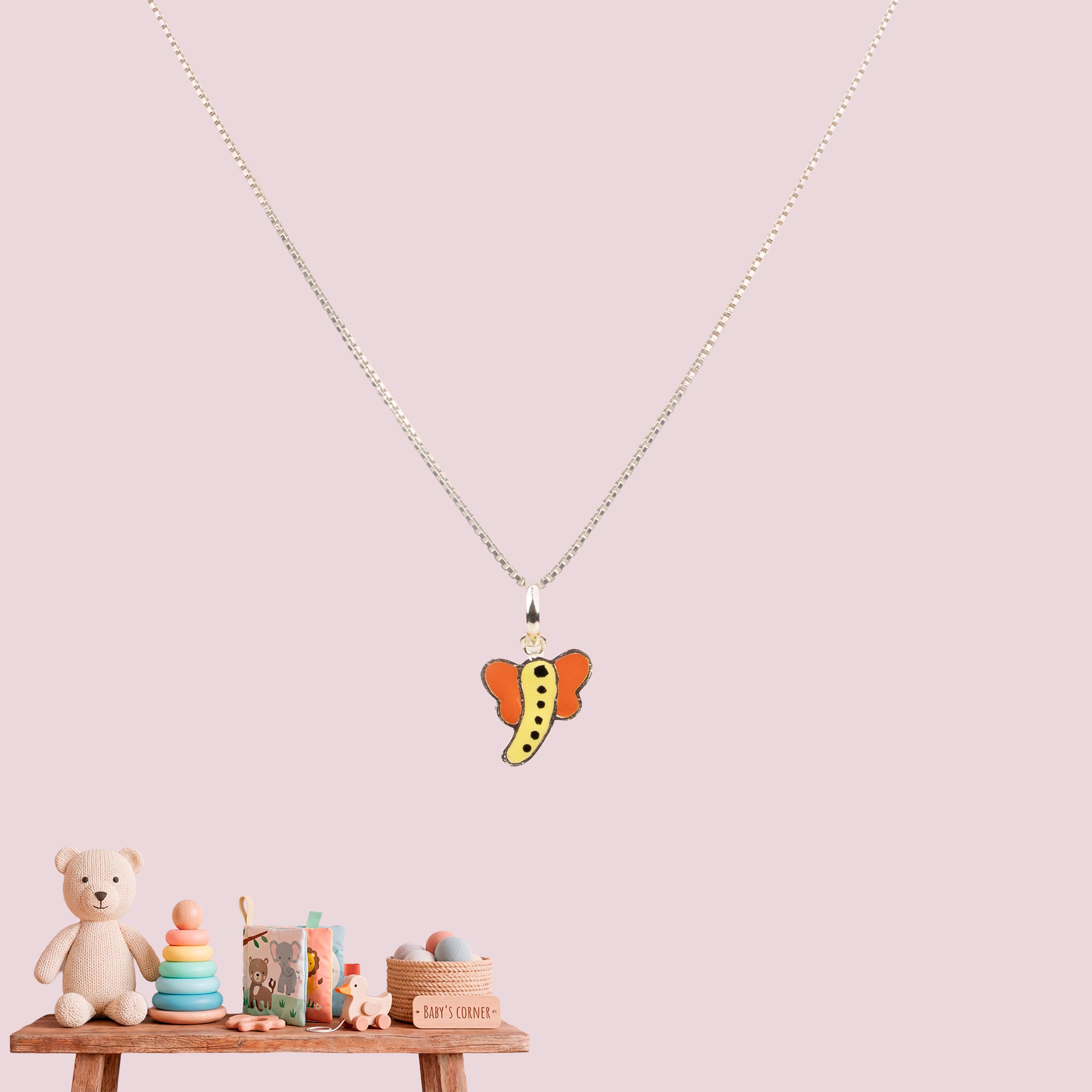 Little Yellow Flutter Necklace