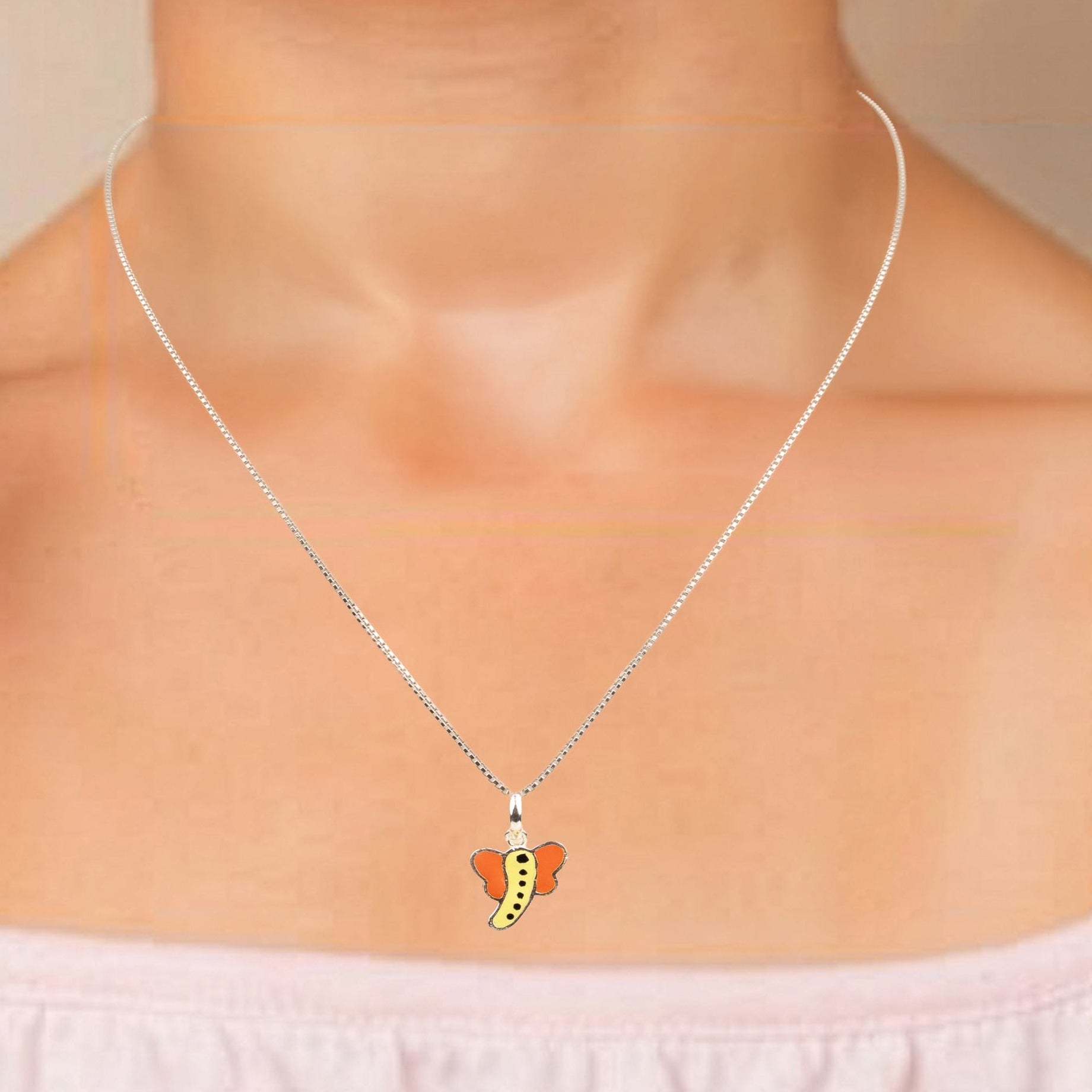 Little Yellow Flutter Necklace