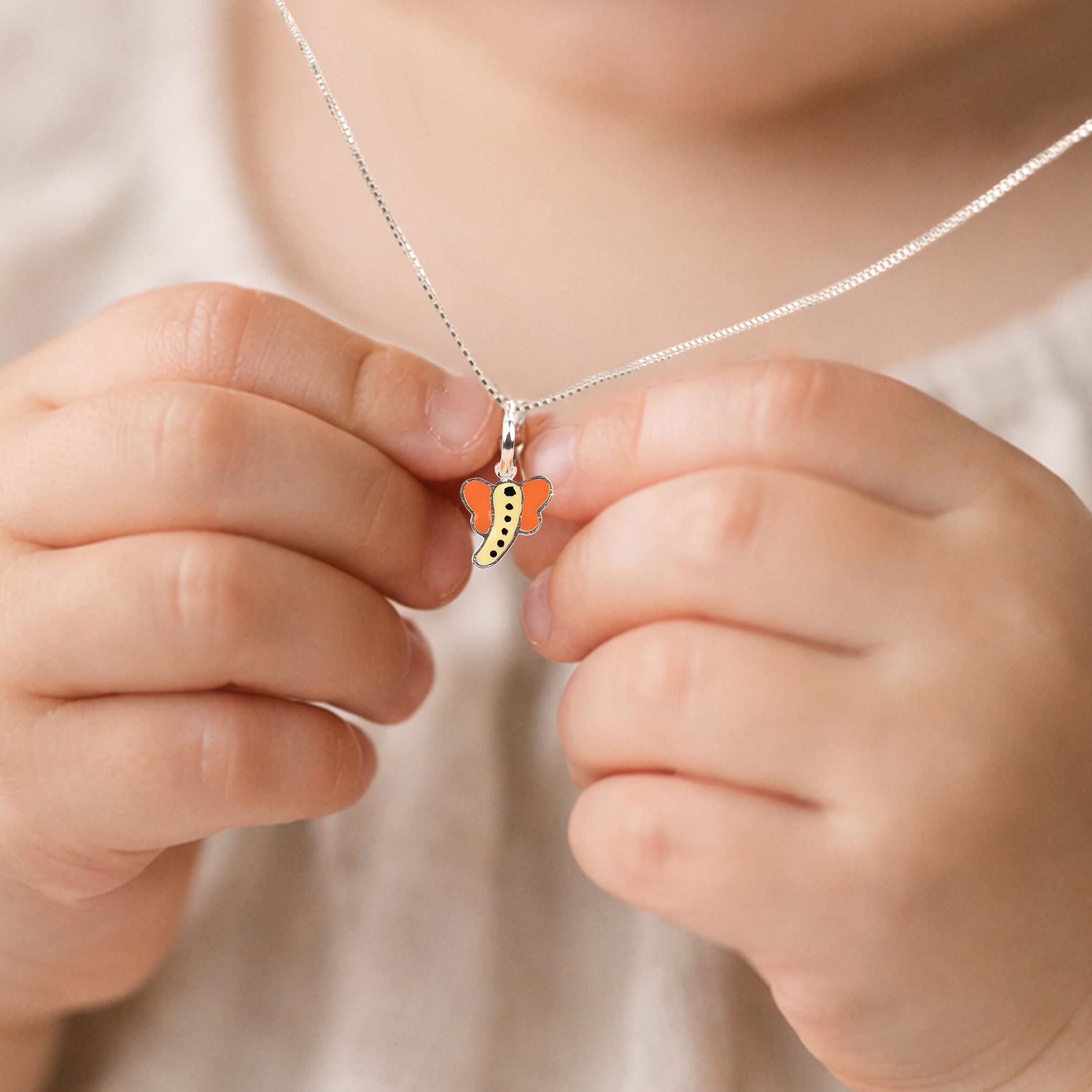Little Yellow Flutter Necklace