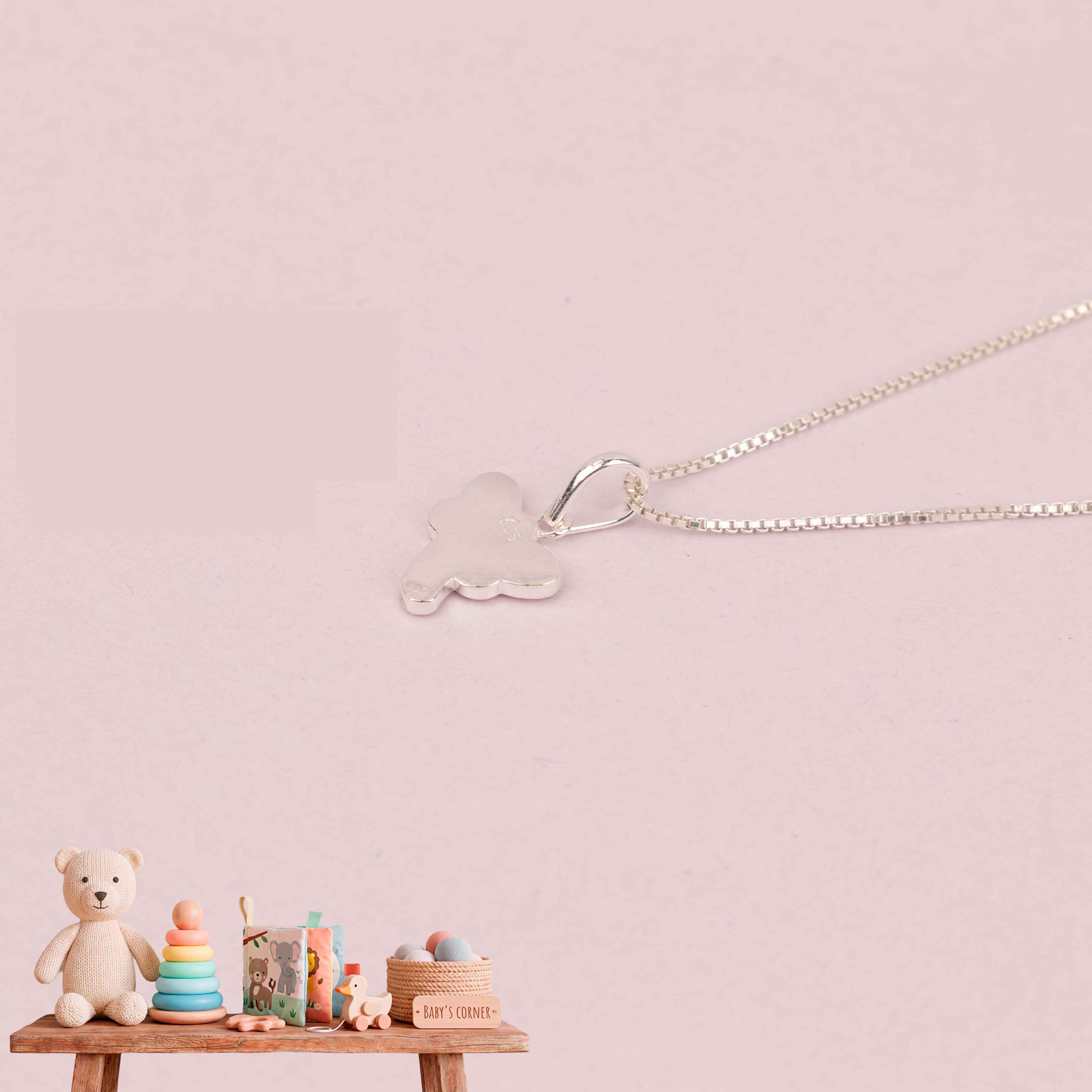 Little Purple Flutter Necklace