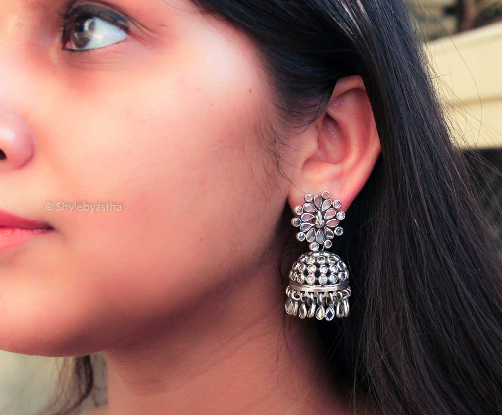 Essence Swarovski Classic Jhumkis