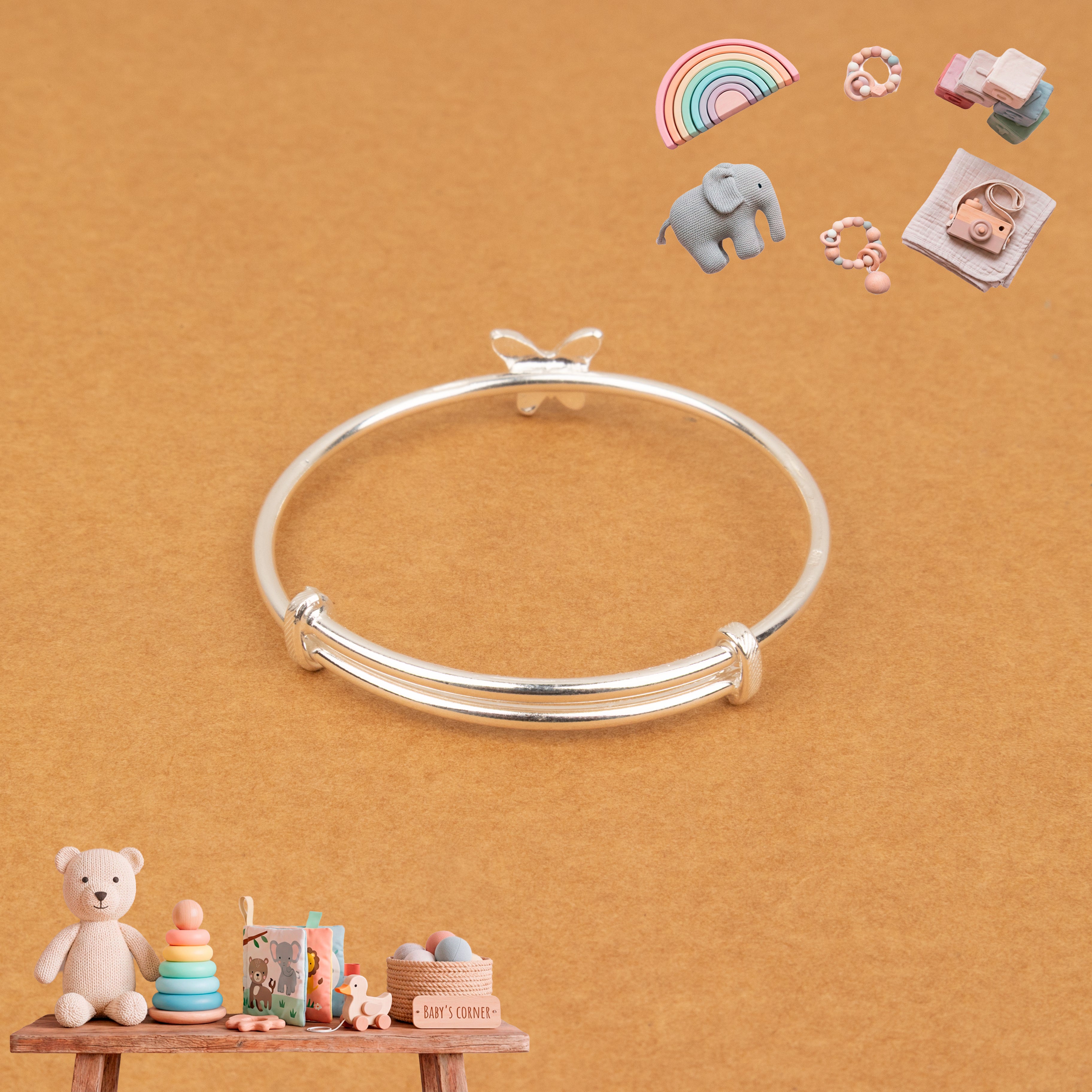 Mini Butterfly Adjustable Baby Kada