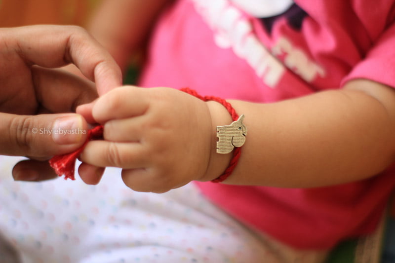 Mini Elephant Rakhi for Kids