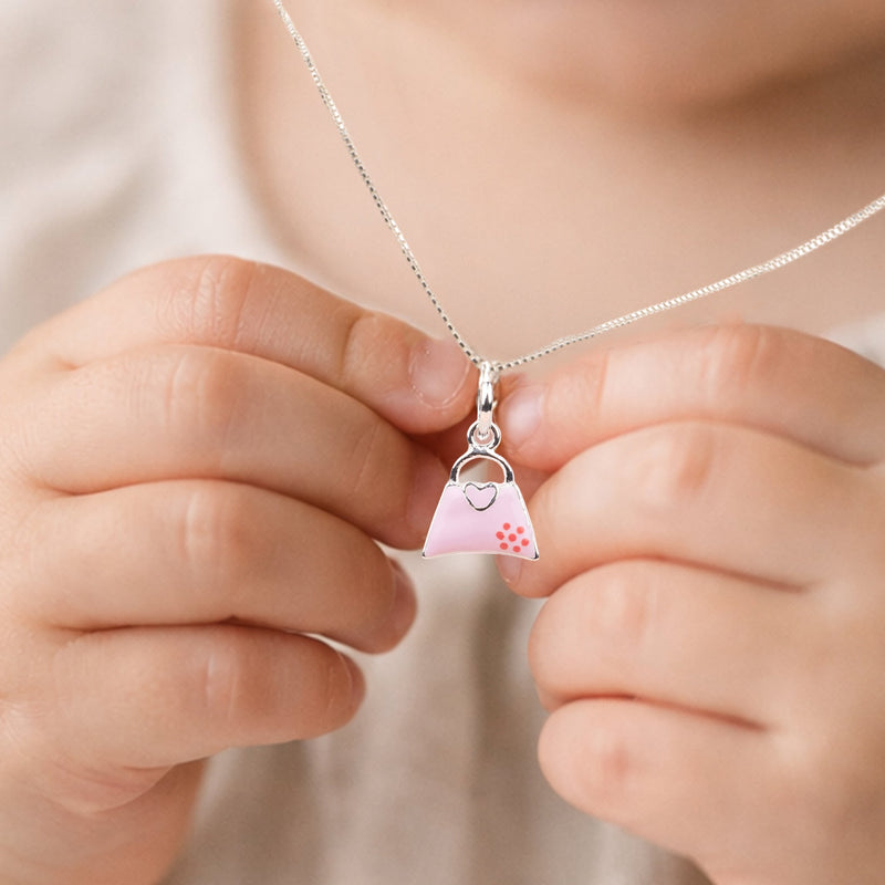 Mini Pink Handbag Necklace