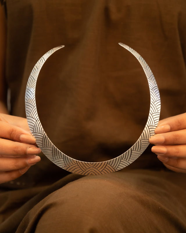 Mizoya Braid Sequence Engraved Versatile Hasli