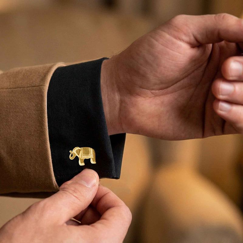 Mizoya Heritage Elephant Cufflink