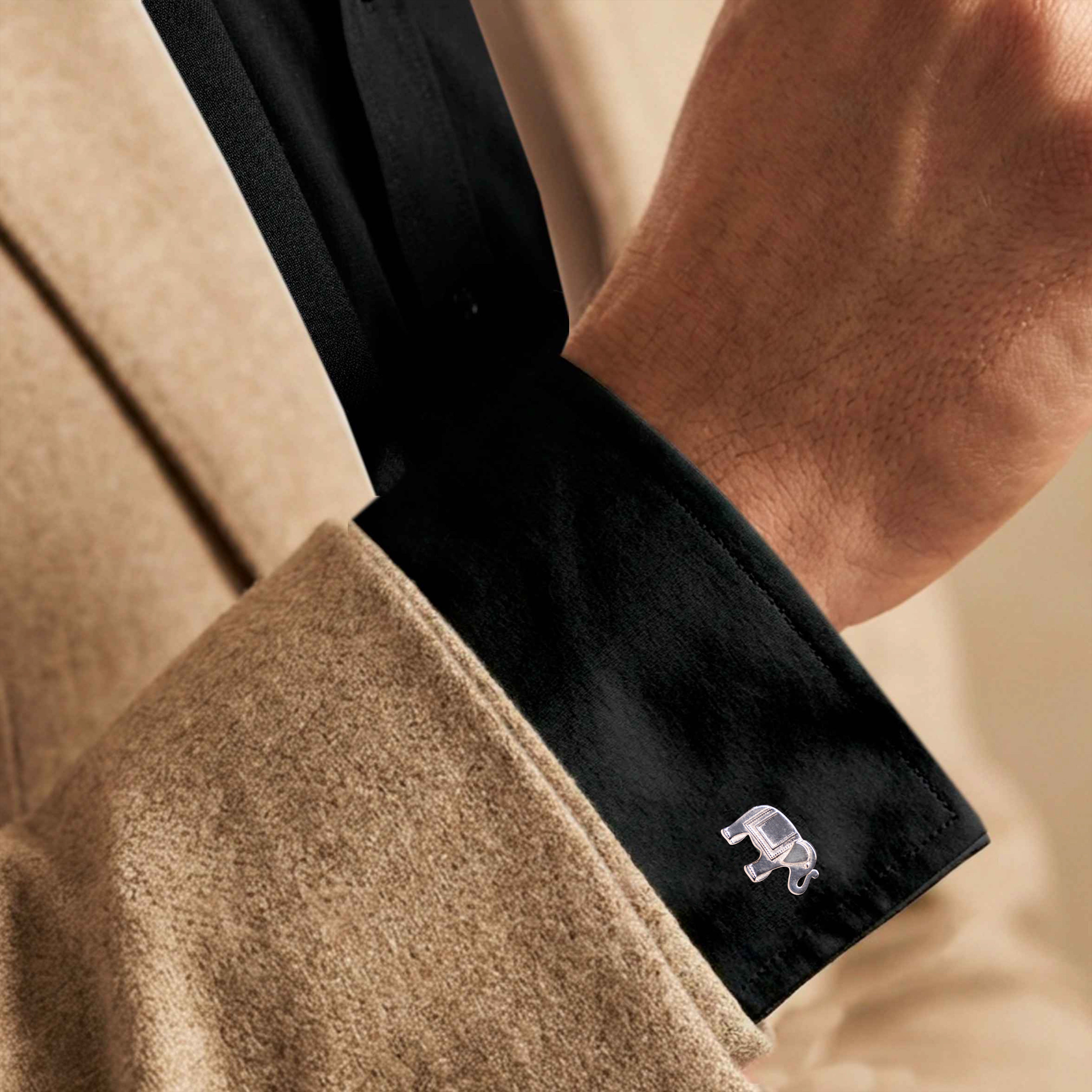 Mizoya Heritage Elephant Cufflink