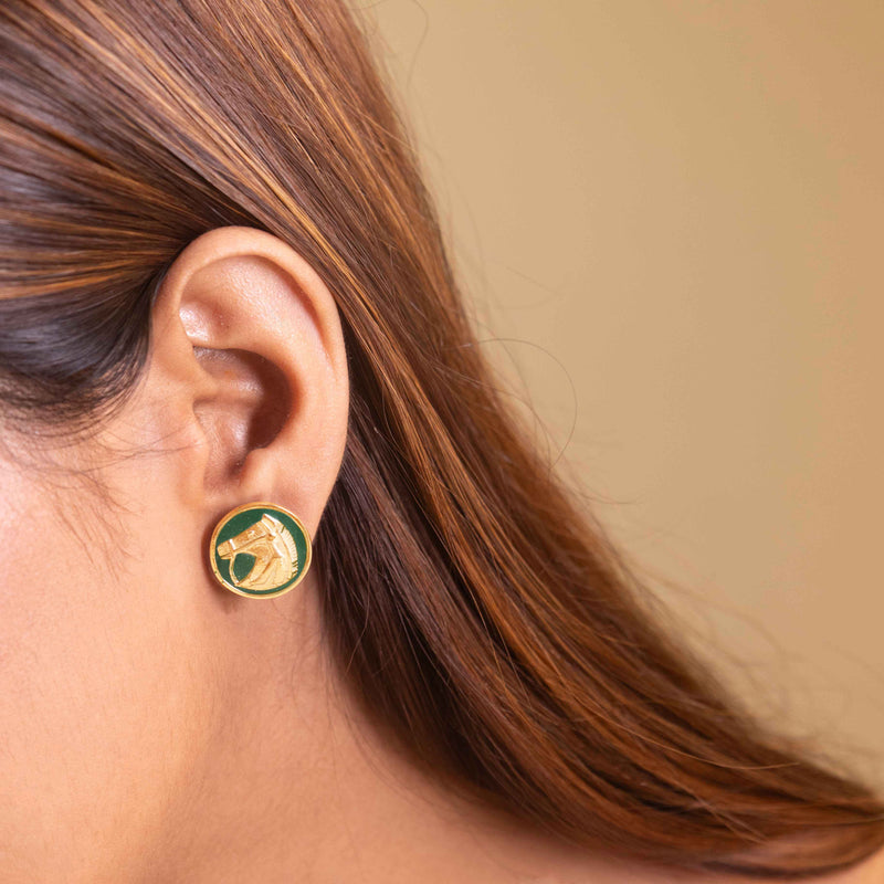 Mizoya Imperial Stallion Earrings