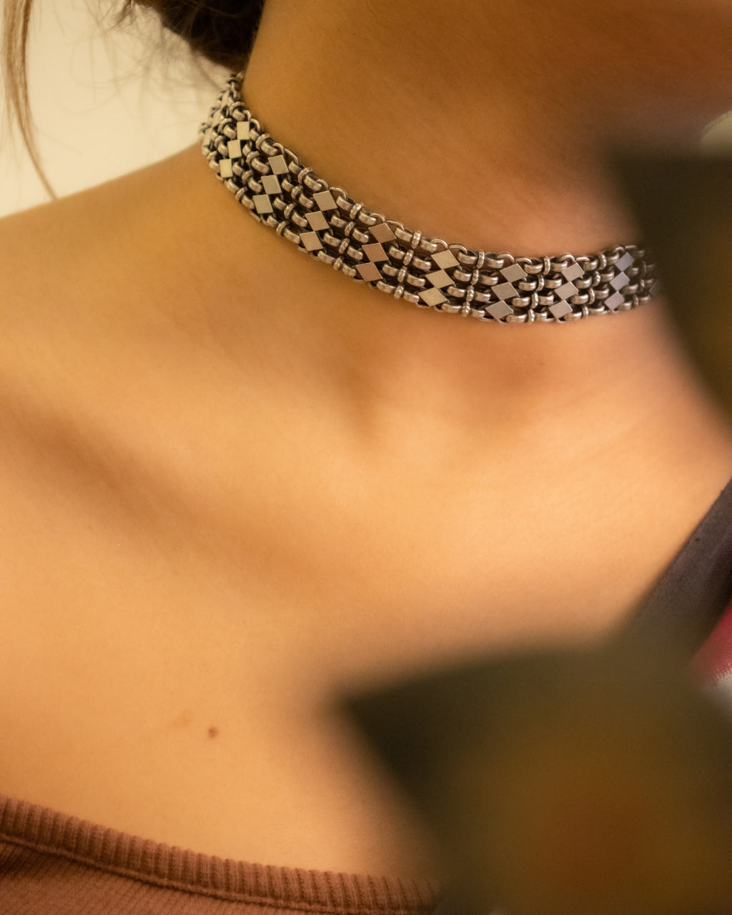 Mizoya Intricate Jali Versatile Choker