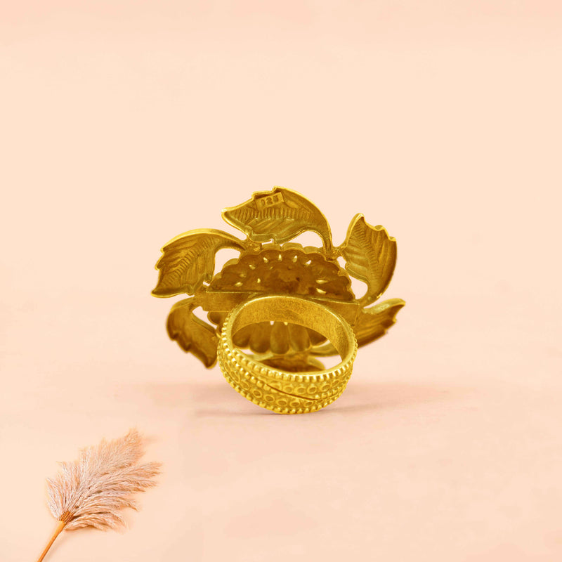 Mizoya Patti Border Classic Ring