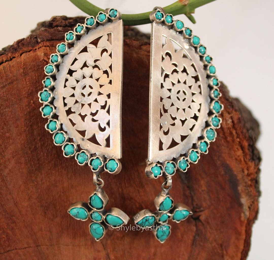 Mizoya Quirky Silver Earrings