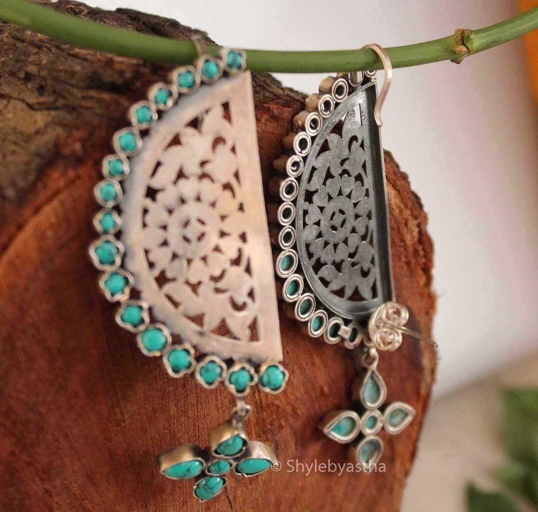 Mizoya Quirky Silver Earrings