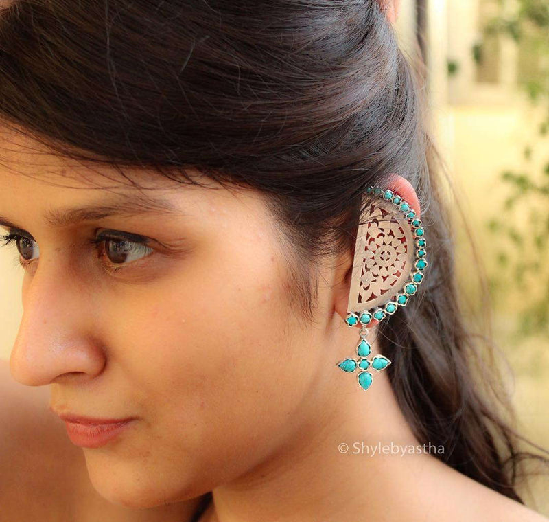 Mizoya Quirky Silver Earrings