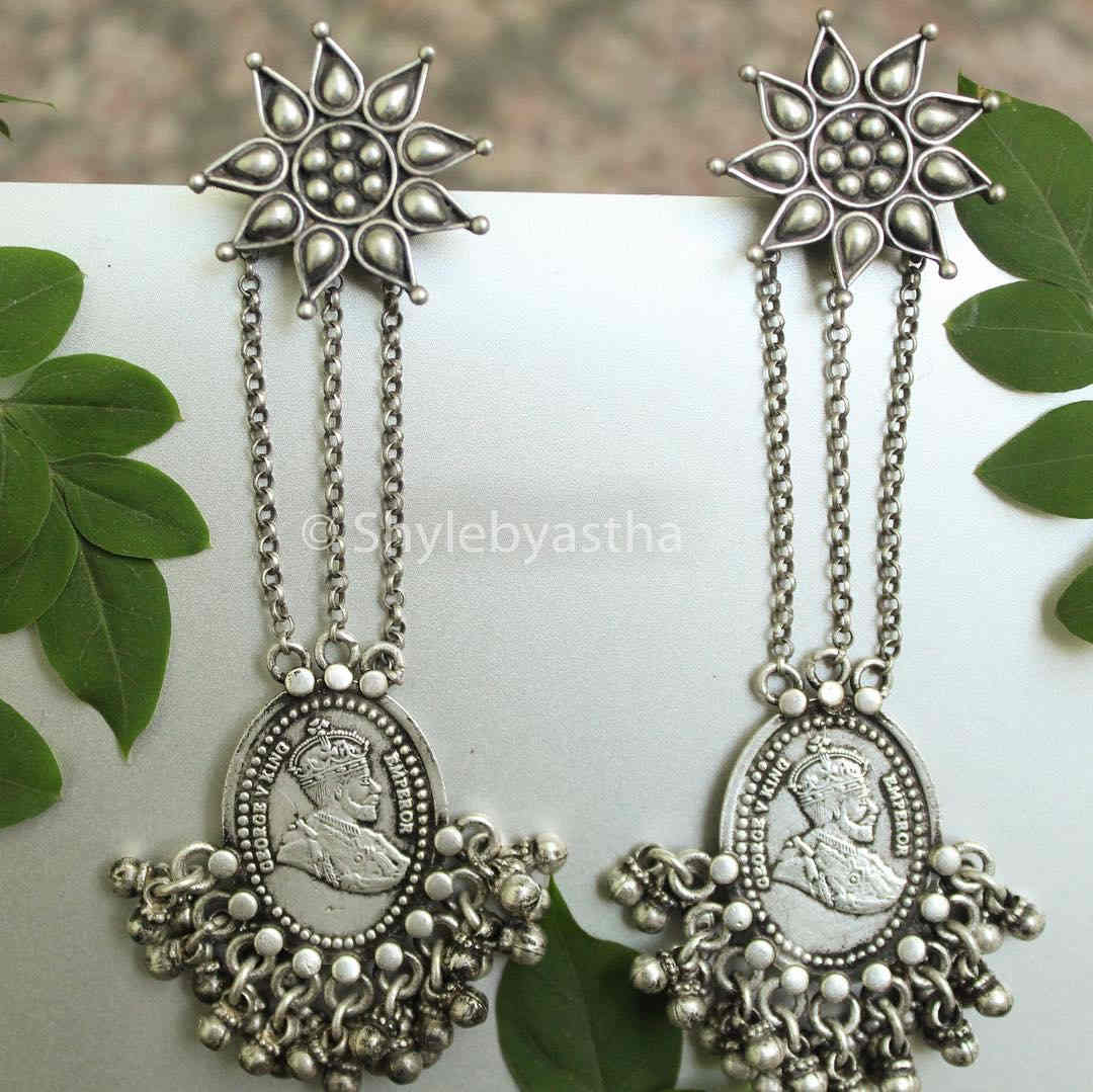 Mizoya Sequence Victorian Coin Danglers
