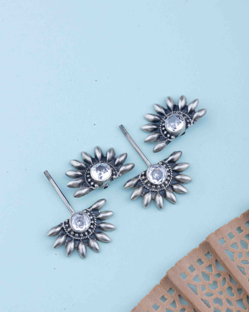 Mizoya Statement Ray Stud Earring