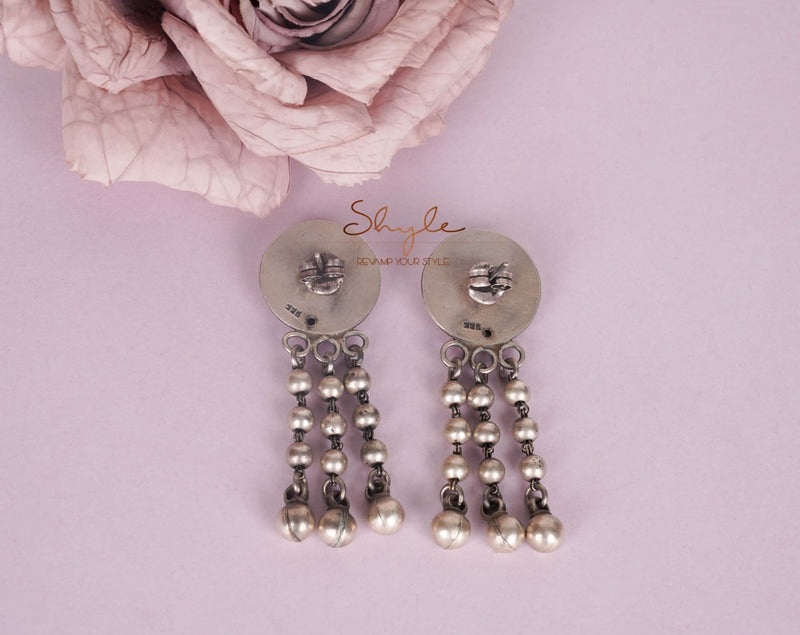 Mizoya Ball Cluster Mini Flower Motif Earring