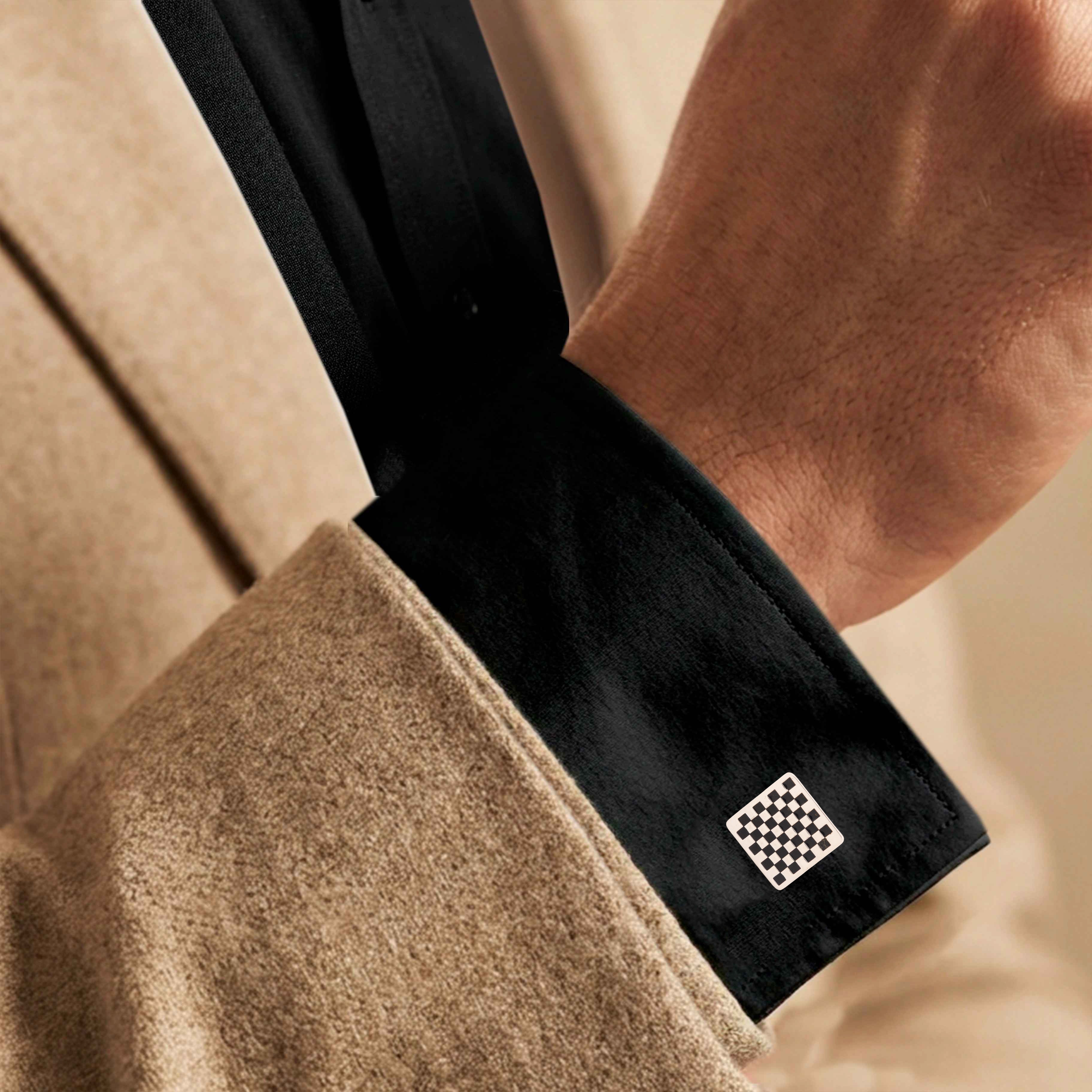 Mizoya Classic Chessboard Cufflinks