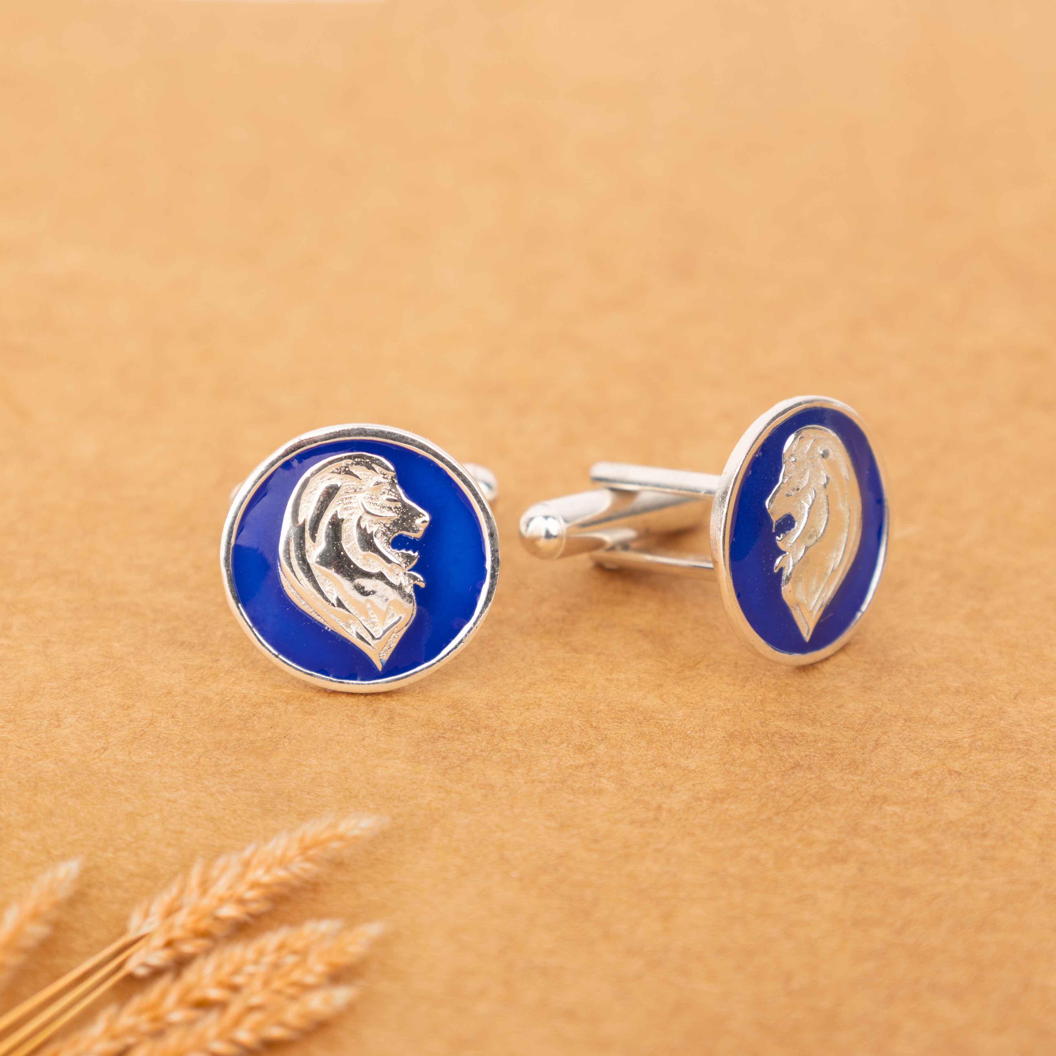 Mizoya Lion Crest Cufflinks