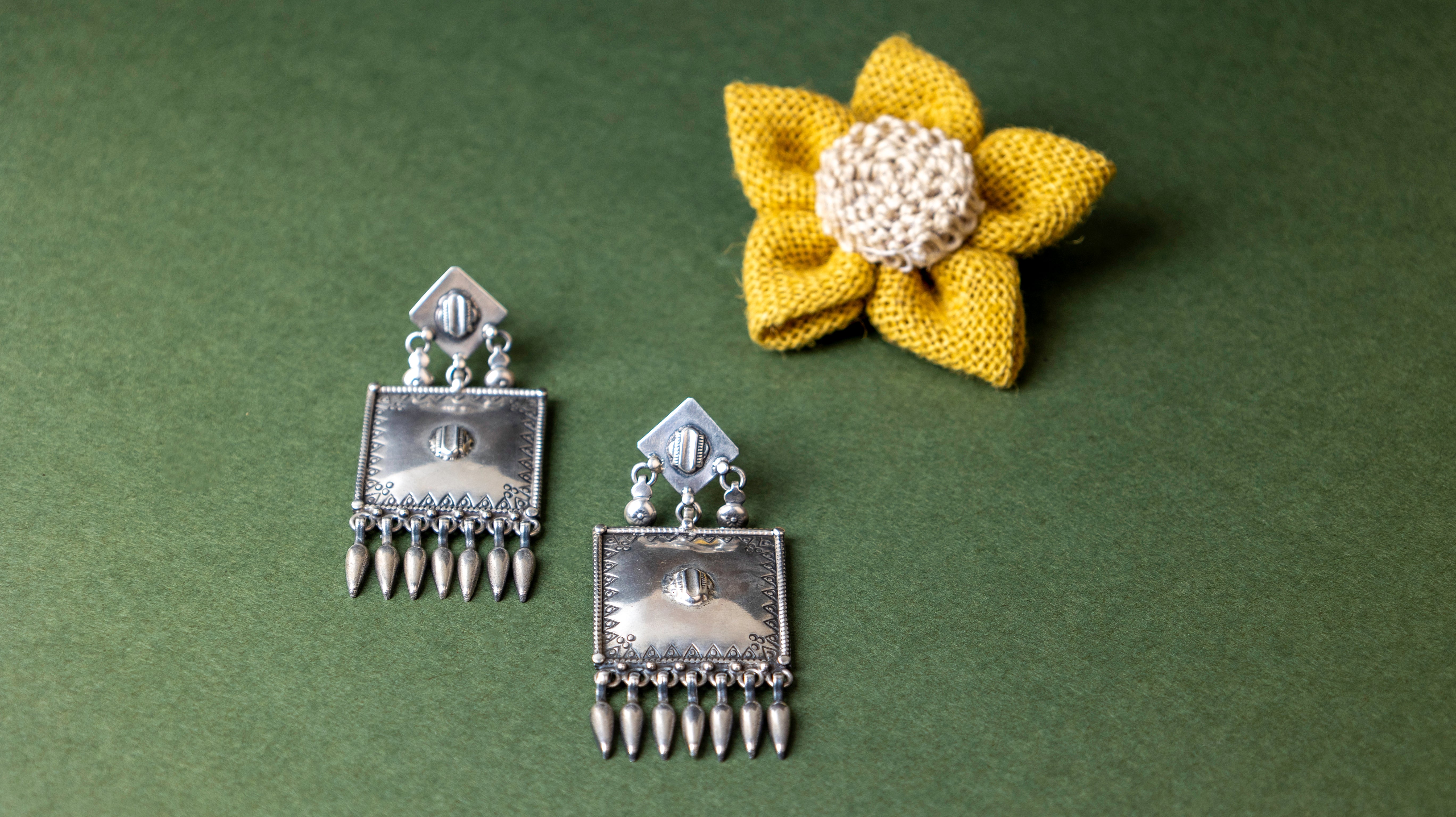 Mizoya Tribal Inspired Dangling Earrings