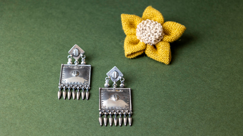 Mizoya Tribal Inspired Dangling Earrings