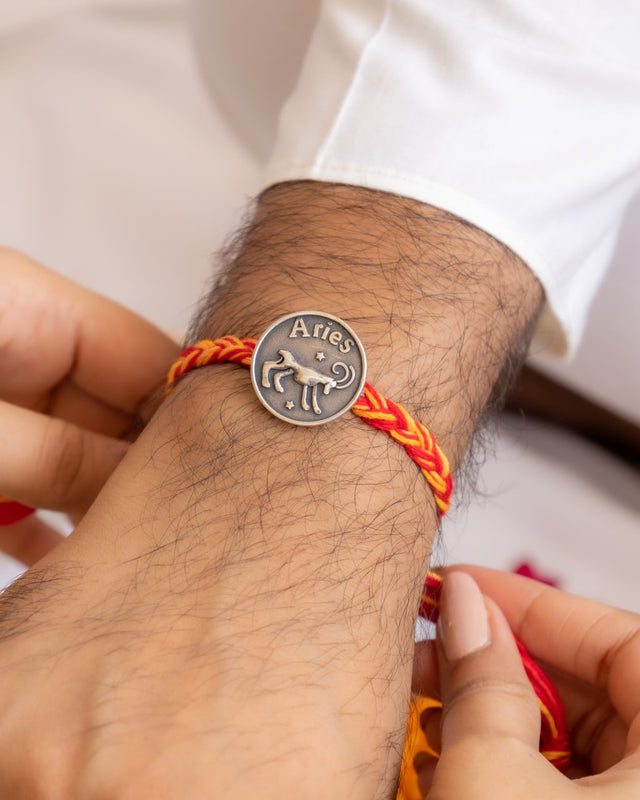 Moh Aries Sun Sign Brooch Cum Rakhi