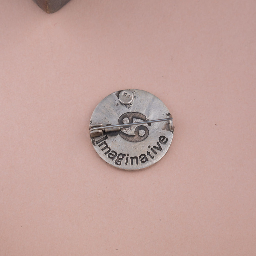 Moh Cancer Sun Sign Brooch