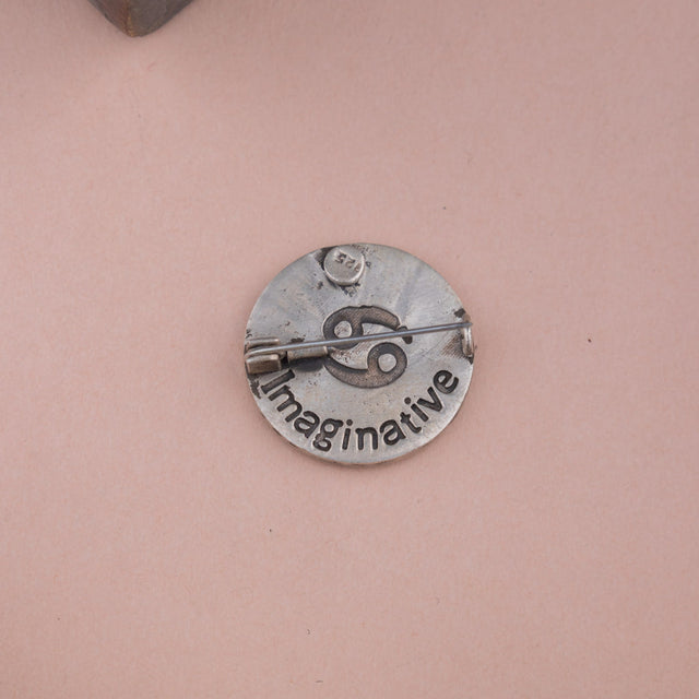 Moh Cancer Sun Sign Brooch